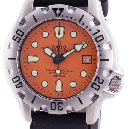 Orologio da uomo Ratio Free Diver Professional 500M Sapphire Automatic 32BJ202A-ORG