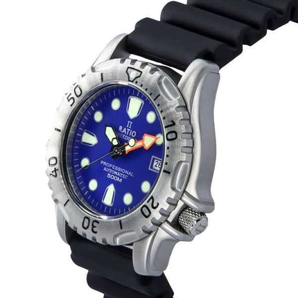 Orologio da uomo Ratio FreeDiver Professional 500M Sapphire Blue Dial Automatic 32GS202A-BLU