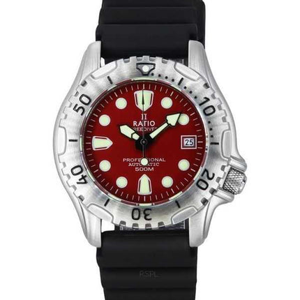 Orologio da uomo Ratio FreeDiver Professional 500M Sapphire Red Dial Automatic 32GS202A-RED