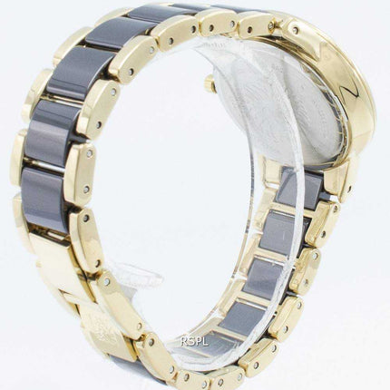 Anne Klein 3344BKGB Orologio al quarzo da donna con accento di diamanti