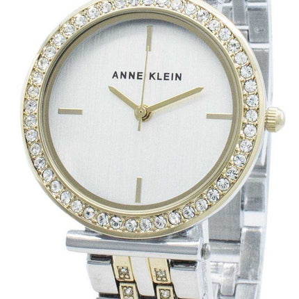 Anne Klein AK-3409SVTT Orologio al quarzo da donna con accenti di diamanti