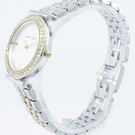 Anne Klein AK-3409SVTT Orologio al quarzo da donna con accenti di diamanti