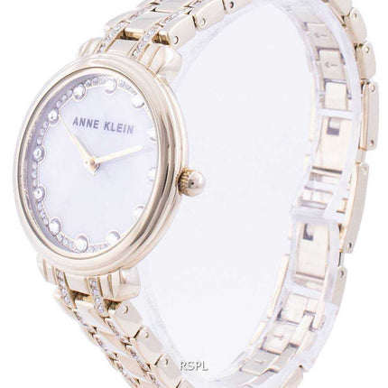 Anne Klein Swarovski Crystal Accent 3488GPST al quarzo con orologio da donna in confezione regalo