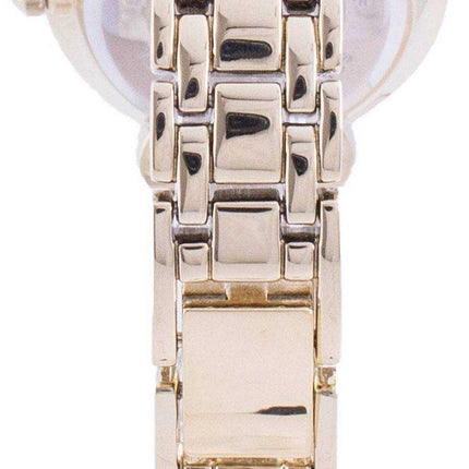 Anne Klein Swarovski Crystal Accent 3488GPST al quarzo con orologio da donna in confezione regalo