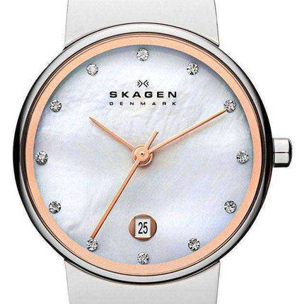 Skagen Ancher Quartz Diamonds Accent 355SSRS Orologio da donna