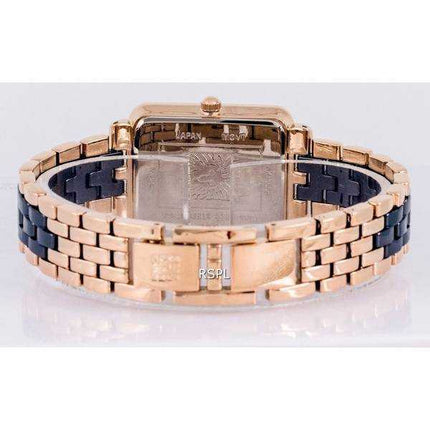 Orologio da donna Anne Klein Diamond Accents quadrante blu al quarzo 3668NVRG
