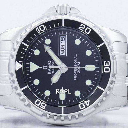 Ratio Free Diver Professional 200M Sapphire Quartz 36JL140 Orologio da uomo