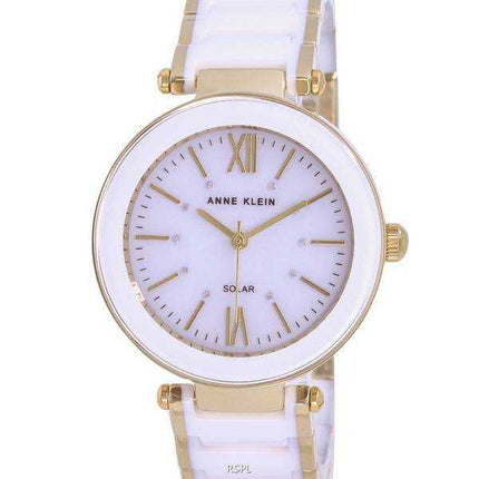 Orologio da donna Anne Klein ceramica quadrante bianco quarzo 3844WTGB