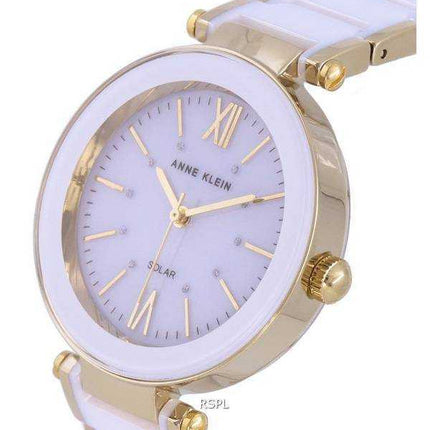 Orologio da donna Anne Klein ceramica quadrante bianco quarzo 3844WTGB