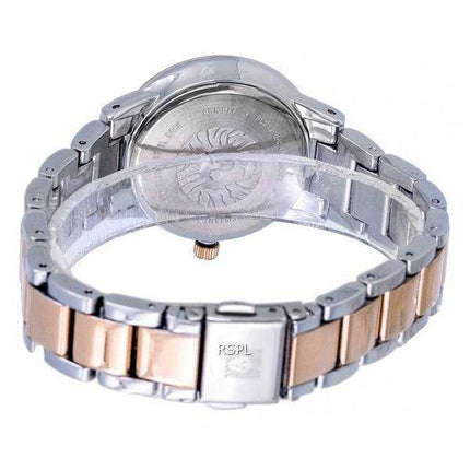 Orologio da donna Anne Klein bicolore in acciaio inossidabile con quadrante bianco al quarzo 3877SVRT
