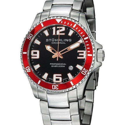 Orologio da uomo Stuhrling Original Regatta Champion Professional Diver 200M 395.33TT11