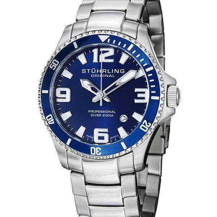 Orologio da uomo Stuhrling Original Aquadiver Regatta Champion Swiss Quartz 395.33U16