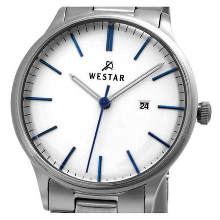 Orologio da donna con profilo Westar in acciaio inossidabile quadrante bianco al quarzo 40182STN407