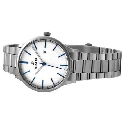 Orologio da donna con profilo Westar in acciaio inossidabile quadrante bianco al quarzo 40182STN407