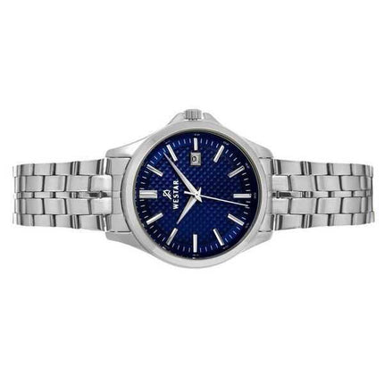 Orologio da donna con profilo Westar in acciaio inossidabile quadrante blu al quarzo 40202STN104