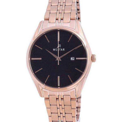 Westar quadrante nero in acciaio inossidabile bicolore al quarzo 40210 PPN 603 orologio da donna