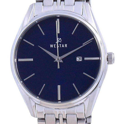 Orologio da donna Westar con quadrante blu in acciaio inossidabile al quarzo 40210 STN 104