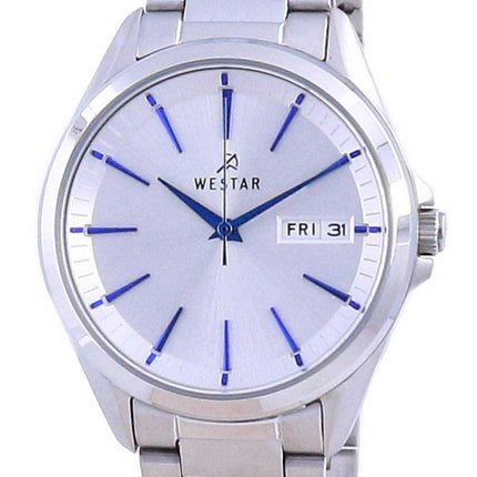Orologio da donna Westar con quadrante argentato in acciaio inossidabile al quarzo 40212 STN 407