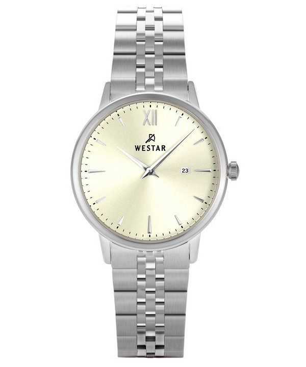 Orologio da donna 40215STN102 al quarzo con quadrante champagne chiaro in acciaio inossidabile con profilo Westar