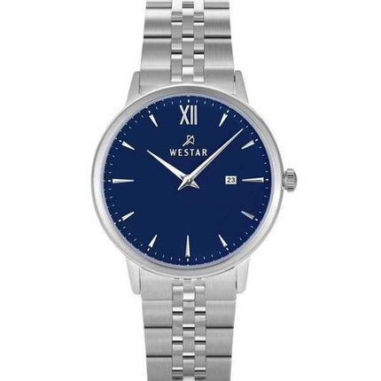 Orologio da donna 40215STN104 al quarzo con quadrante blu in acciaio inossidabile con profilo Westar