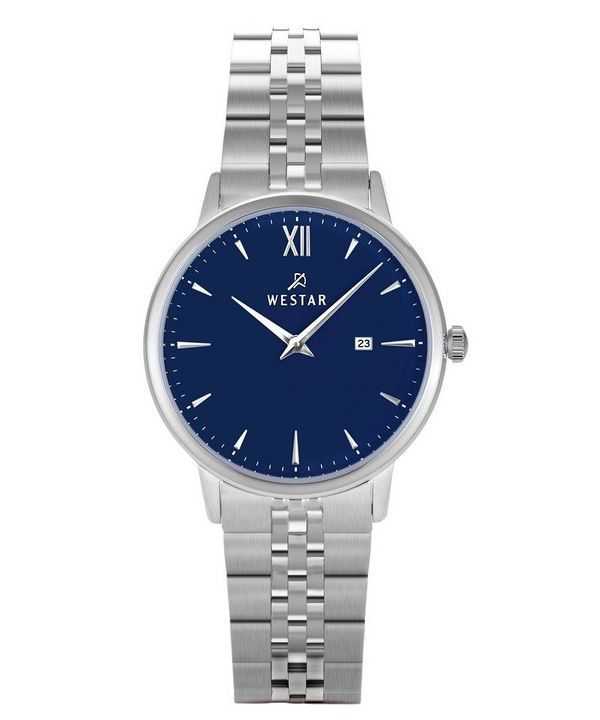 Orologio da donna 40215STN104 al quarzo con quadrante blu in acciaio inossidabile con profilo Westar