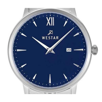 Orologio da donna 40215STN104 al quarzo con quadrante blu in acciaio inossidabile con profilo Westar