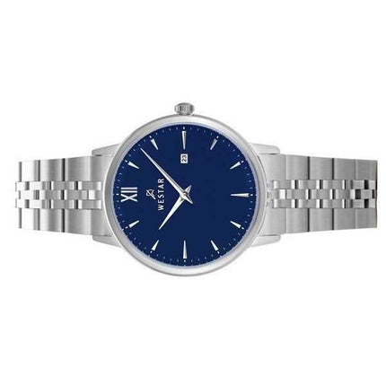 Orologio da donna 40215STN104 al quarzo con quadrante blu in acciaio inossidabile con profilo Westar