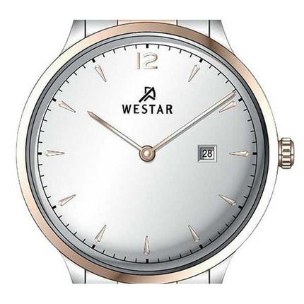 Orologio da donna 40218SPN607 al quarzo con quadrante argentato in acciaio inossidabile con profilo Westar