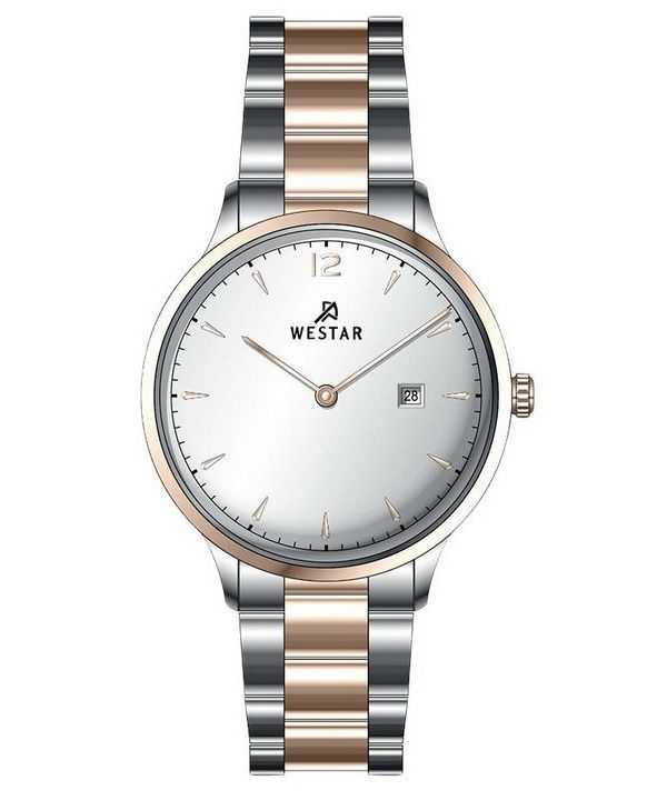 Orologio da donna 40218SPN607 al quarzo con quadrante argentato in acciaio inossidabile con profilo Westar