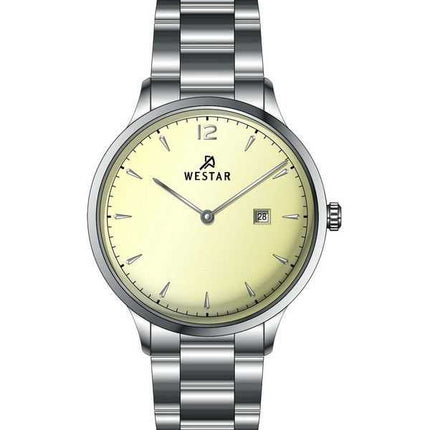 Orologio da donna al quarzo 40218STN102 con quadrante champagne chiaro in acciaio inossidabile bicolore con profilo Westar