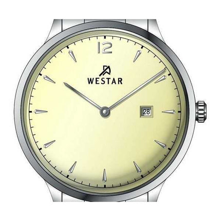 Orologio da donna al quarzo 40218STN102 con quadrante champagne chiaro in acciaio inossidabile bicolore con profilo Westar
