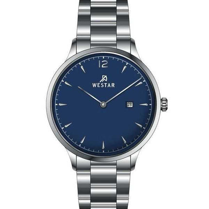 Orologio da donna 40218STN104 al quarzo con quadrante blu in acciaio inossidabile con profilo Westar