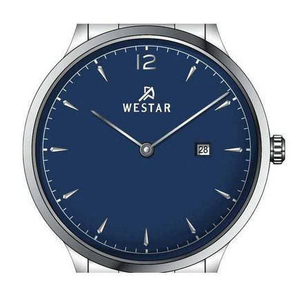 Orologio da donna 40218STN104 al quarzo con quadrante blu in acciaio inossidabile con profilo Westar