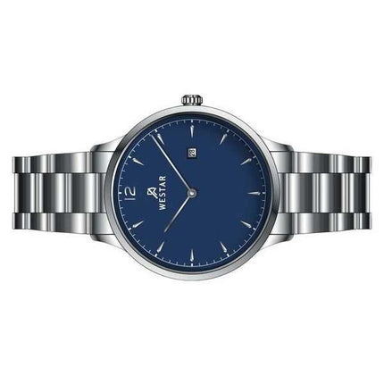 Orologio da donna 40218STN104 al quarzo con quadrante blu in acciaio inossidabile con profilo Westar