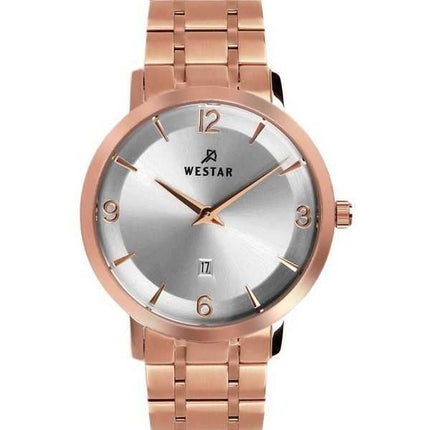 Orologio da donna 40220PPN607 con quadrante argentato in acciaio inossidabile con profilo Westar
