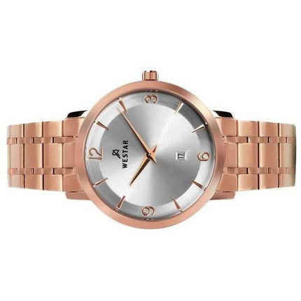 Orologio da donna 40220PPN607 con quadrante argentato in acciaio inossidabile con profilo Westar