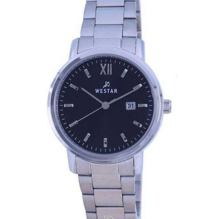 Orologio da donna Westar con quadrante nero in acciaio inossidabile 40245 STN 103