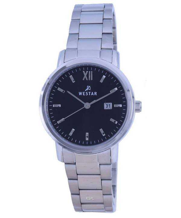 Orologio da donna Westar con quadrante nero in acciaio inossidabile 40245 STN 103