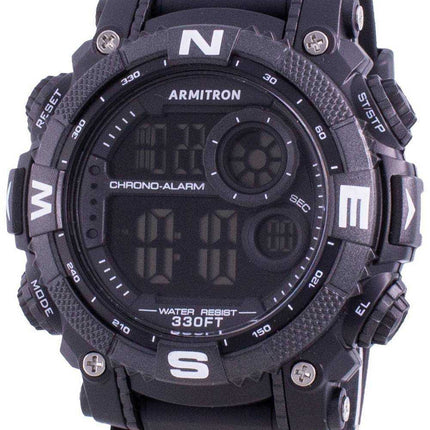 Orologio da uomo con bussola al quarzo Armitron Sport 408284BLK