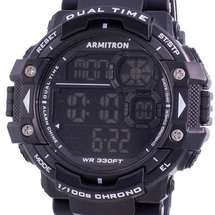 Orologio da uomo al quarzo Dual Time Armitron Sport 408309BLK