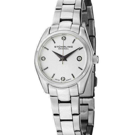 Stuhrling Original Ascot Prime Crystal Accented Swiss Quartz 414L.01 Orologio da donna