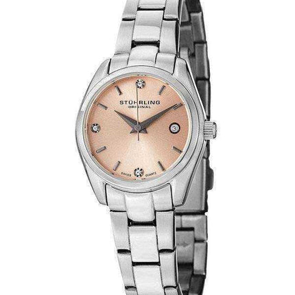 Stuhrling Original Ascot Prime Crystal Accented Swiss Quartz 414L.02 Orologio da donna