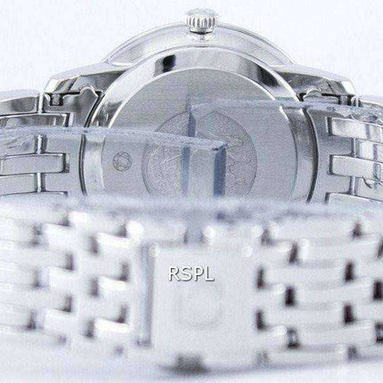 Omega DeVille Prestige Quartz Diamond Accent Power Reserve 424.10.27.60.53.001 Orologio da donna