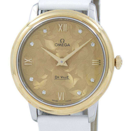 Omega De Ville Prestige "Butterfly" Quartz Diamond Accent 424.22.33.60.58.001 Orologio da donna