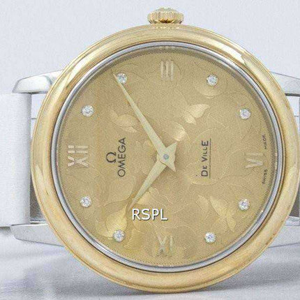 Omega De Ville Prestige "Butterfly" Quartz Diamond Accent 424.22.33.60.58.001 Orologio da donna