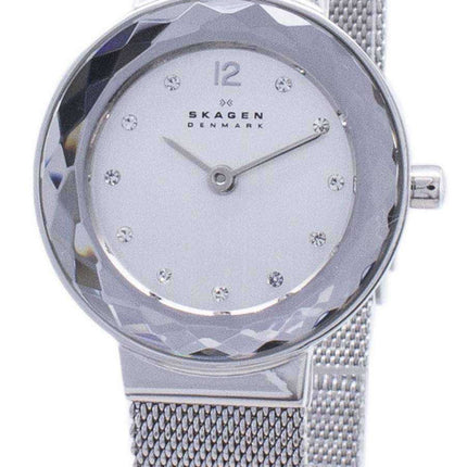 Skagen Leonora Quarzo Steel Mesh Crystals 456SSS Orologio da donna