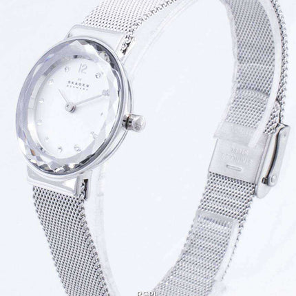 Skagen Leonora Quarzo Steel Mesh Crystals 456SSS Orologio da donna