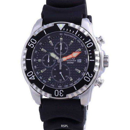 Cronografo Ratio 200m Diver al quarzo con zaffiro 48HA90-17-CHR-BLK orologio da uomo