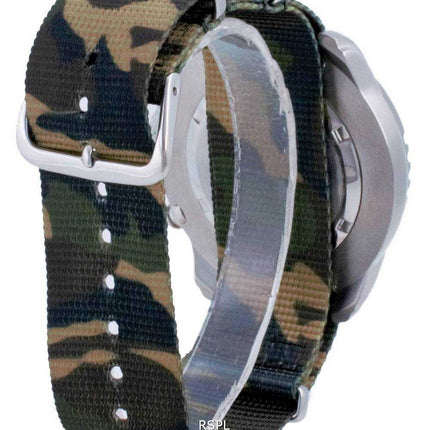 Rapporto Free Diver Chronograph Nylon Quartz Diver's 48HA90-17-CHR-BLU-var-NATO5 200M Orologio da uomo