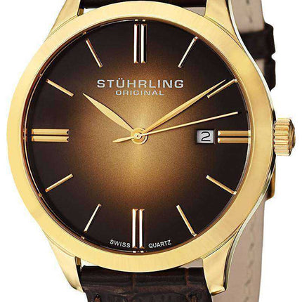 Orologio da uomo Stuhrling Original Classic Cuvette II Swiss Quartz 490.3335K31